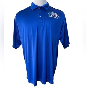 TEAM 365 USFA‎ Royal Blue Fastpitch Softball Umpire Shirt  Shortsleeve 2X